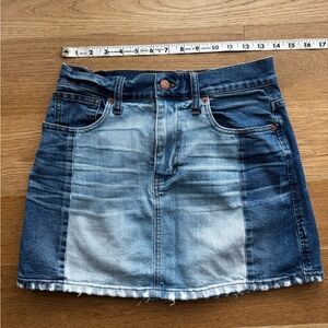 Madewell Blue Denim Skirt